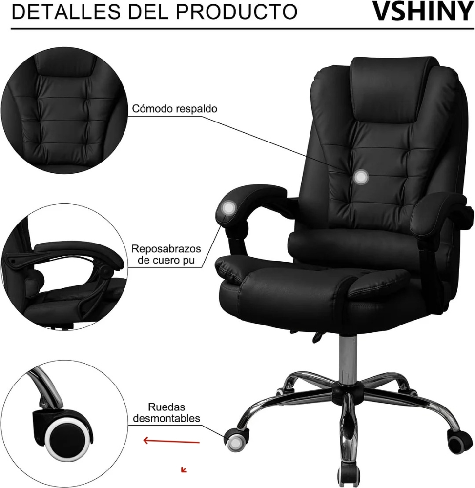 Silla de oficina ergonómica