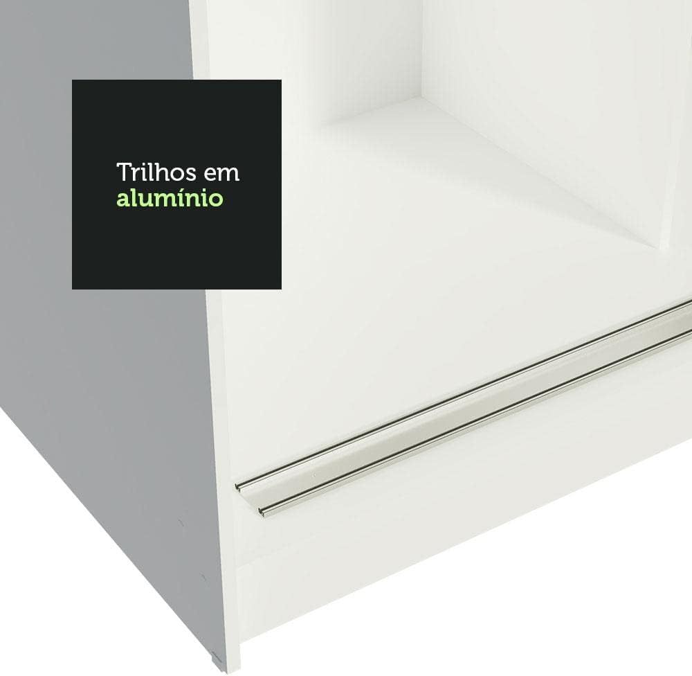 Ropero Closet con 3 Puertas y 1 Espejo Reno - Blanco