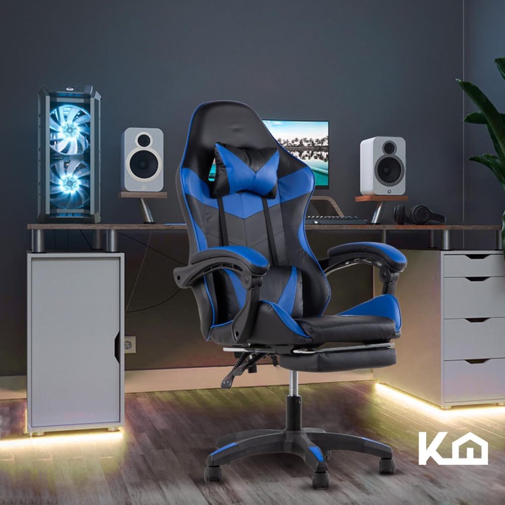 Silla ergonómica reclinable para juegos