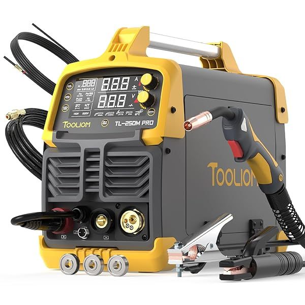 135A MIG Welder Flux Core 110V MIG Soldador sin gas MIG/Lift TIG/Stick Máquina de soldadura 3 en 1 IGBT DC Inversor con visualización LCD Soldador MIG de flujo 135A 110V