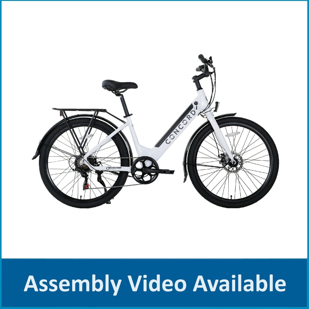 Oferta flash - compra rápida y ahorra 27.5" (70 cm) - Paso Bajo - 36V - Blanca - Para Adultos (1.55-1.85 m)
