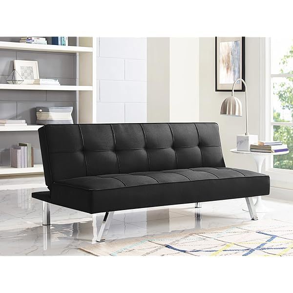 Serta Rane Convertible Sofa Lounger Microfiber Light Grey Full Light Gray Modern