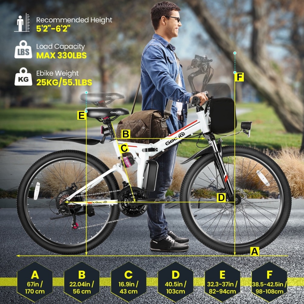 🔥 Bici Eléctrica Montaña PLEGABLE 500W - Autonomía 50km - ¡Envío Gratis!
