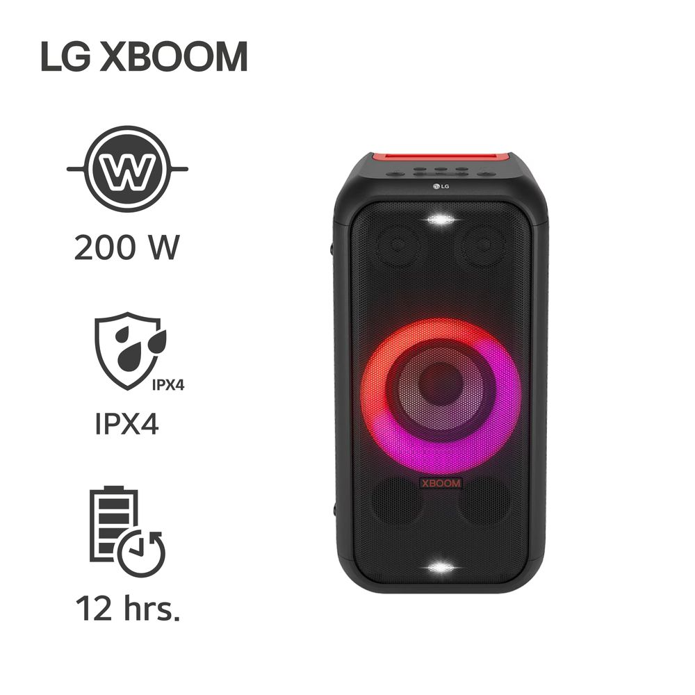 Parlante XBOOM XL5S 200W Bluetooth IPX4 12 Horas de Batería