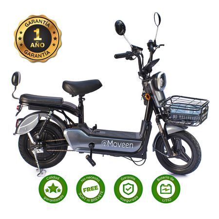Bicimoto electrica  2 Lithium color Plomo