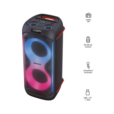 Parlante Karaoke Led Multicolor Arne-104