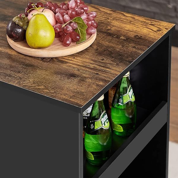 Mesa de bar pequeña y sillas de cocina alta rincón de desayuno con taburetes/juego de comedor para 2