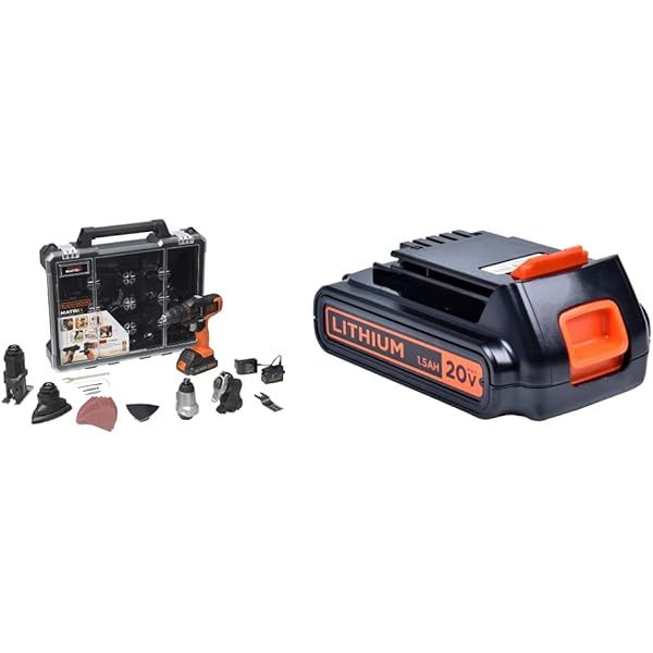 BLACK+DECKER  Juego de Herramientas 6 Piezas MTX20K6A-B3