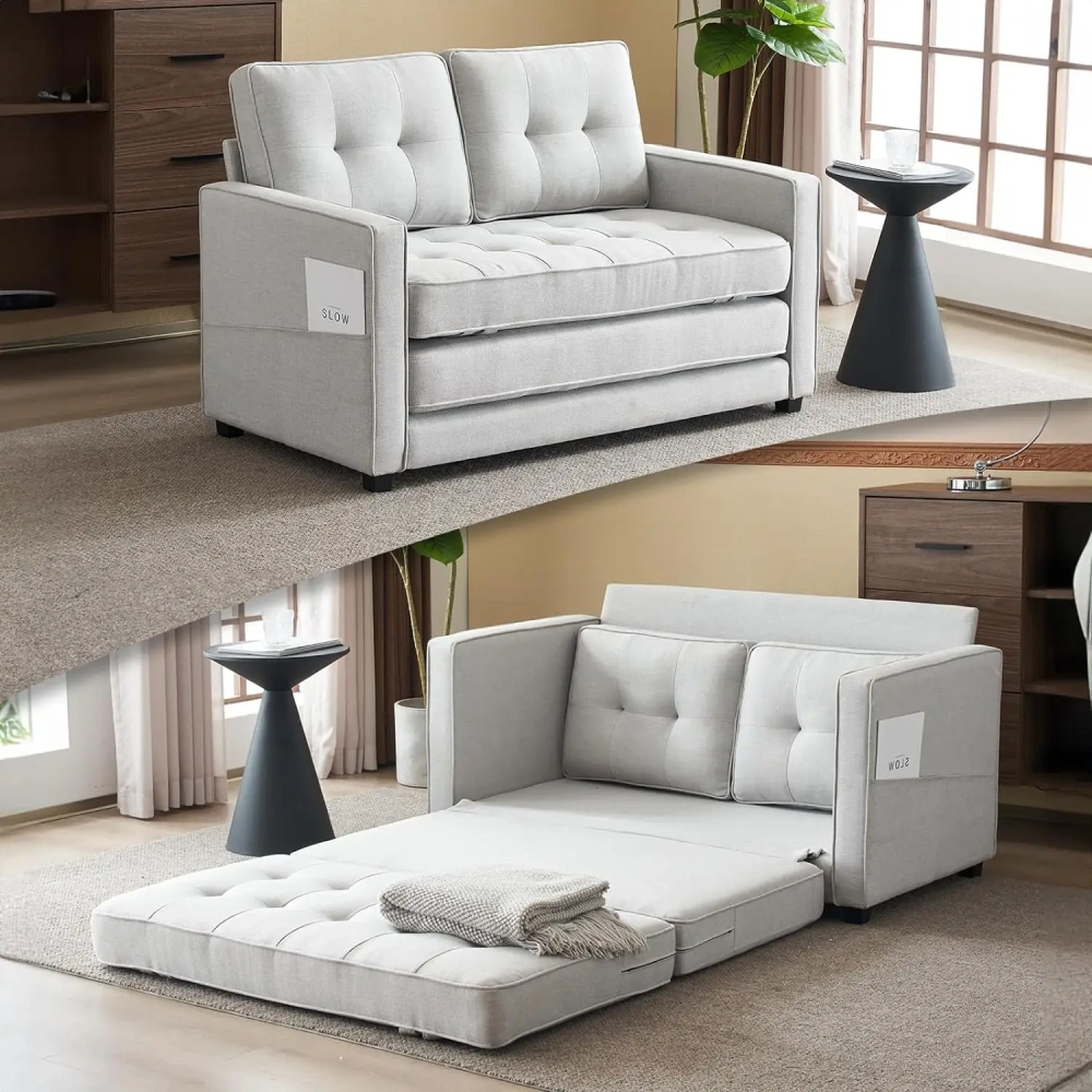Sofá cama convertible, sofá futón, sofá para sala de estar