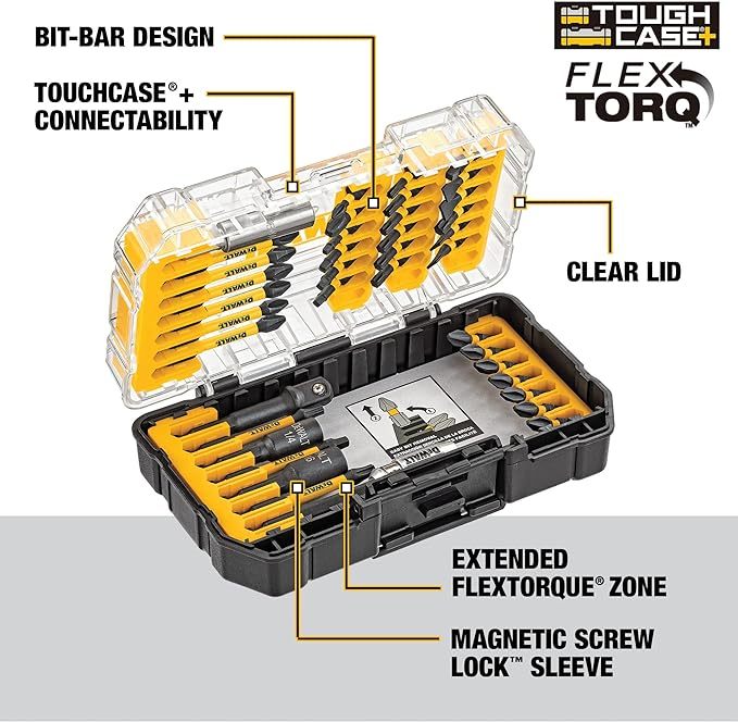 Accesorios DWA2T40IR Juego para destornillador de impacto 40 piezas