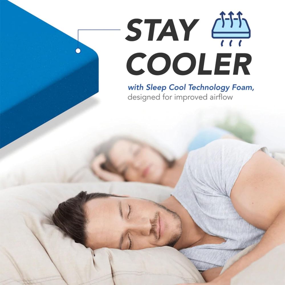 DynastyMattress Colchón de Espuma viscoelástica de Gel frío de 4 Pulgadas para sofá Plegable Convertible