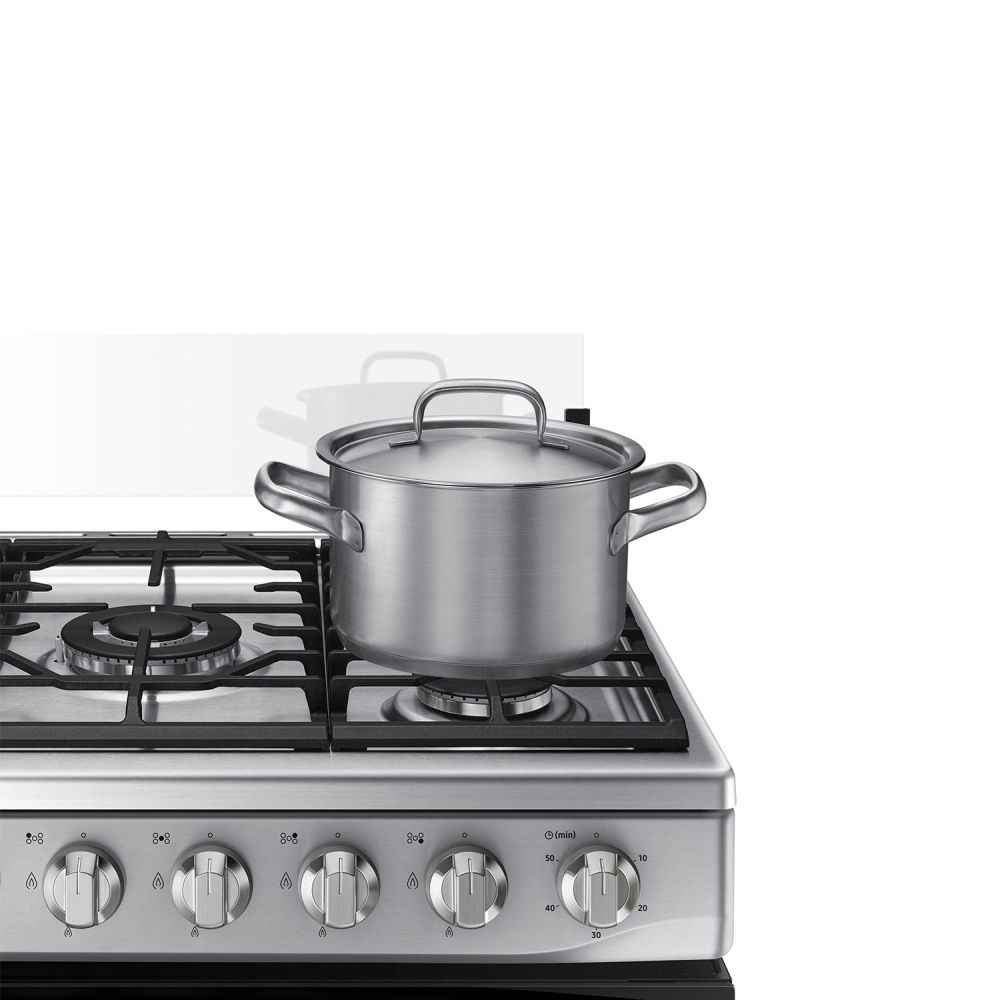 Cocina a Gas , 5 hornillas Mirror Look