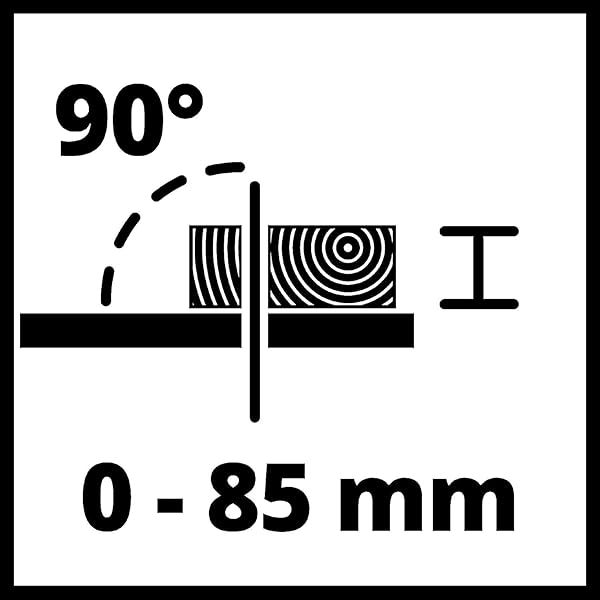Mesa de corte TC-TS 2025/2 U (máx. 2.000 W, ajuste de la altura/ inclinación de la hoja de sierra de precisión, tope-guía paralelo, tope-guía angular +/- 60°), Color Negro