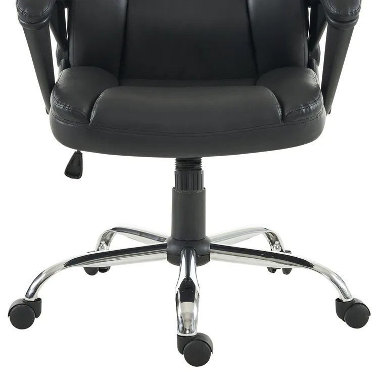 Silla Oficina Gerencial TUKASA Vicente Ecocuero Negro