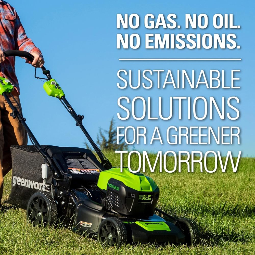 40V 21" Brushless Cordless (Self-Propelled) Lawn Mower (75+ Compatible Tools), 5.0Ah Battery and Charger Included
