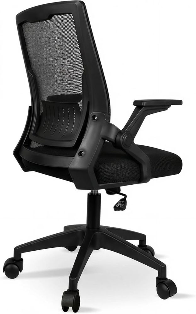 Silla de Oficina ergonómica-Silla Escritorio con Respaldo de Malla Transpirable，Ajustable y Reposabrazos Sillas Ergonómicas para Escritorio Home Office