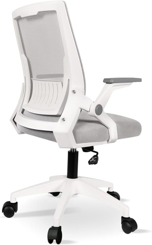 Silla de Oficina ergonómica-Silla Escritorio con Respaldo de Malla Transpirable，Ajustable y Reposabrazos Sillas Ergonómicas para Escritorio Home Office