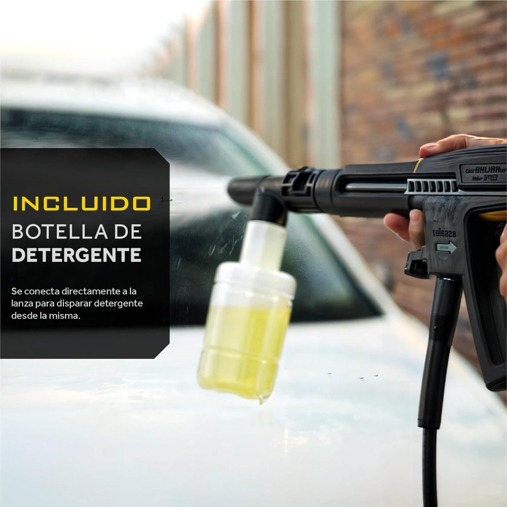 Hidrolavadora Eléctrica 2000W Alta Presión 2175 PSI con Carrete Retráctil