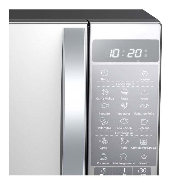 Horno de Microondas  NA 1.1 Pies Frente Espejo WM1211B Silver