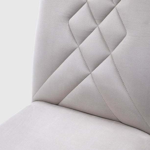 Comedor 135 Cm + 4 Sillas Megan Gris