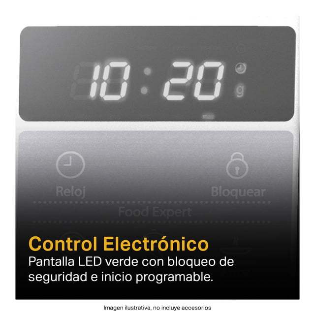 Horno de Microondas  NA 1.1 Pies Frente Espejo WM1211B Silver