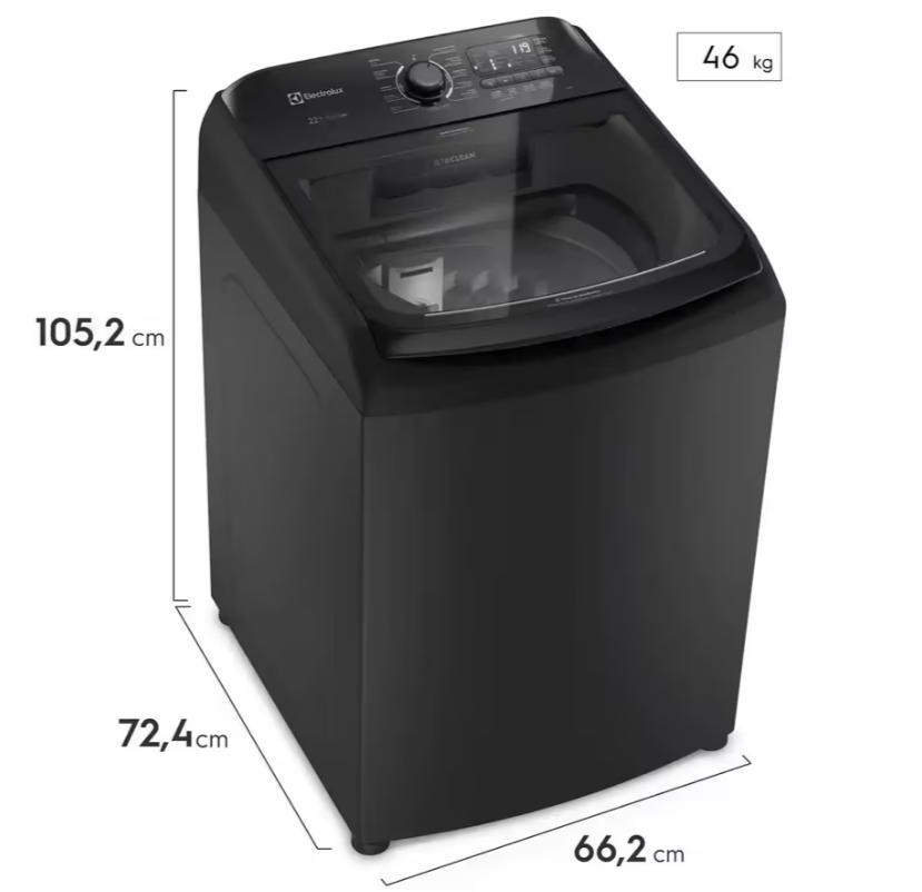 LavadoraCarga Superior 22 Kilos LP22I Negra
