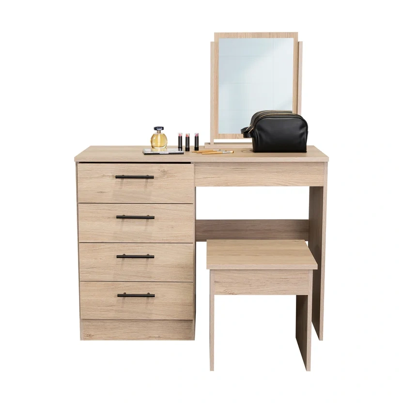 Mueble Tocador  Rta Rovere Blanco 126.7X100X42.5