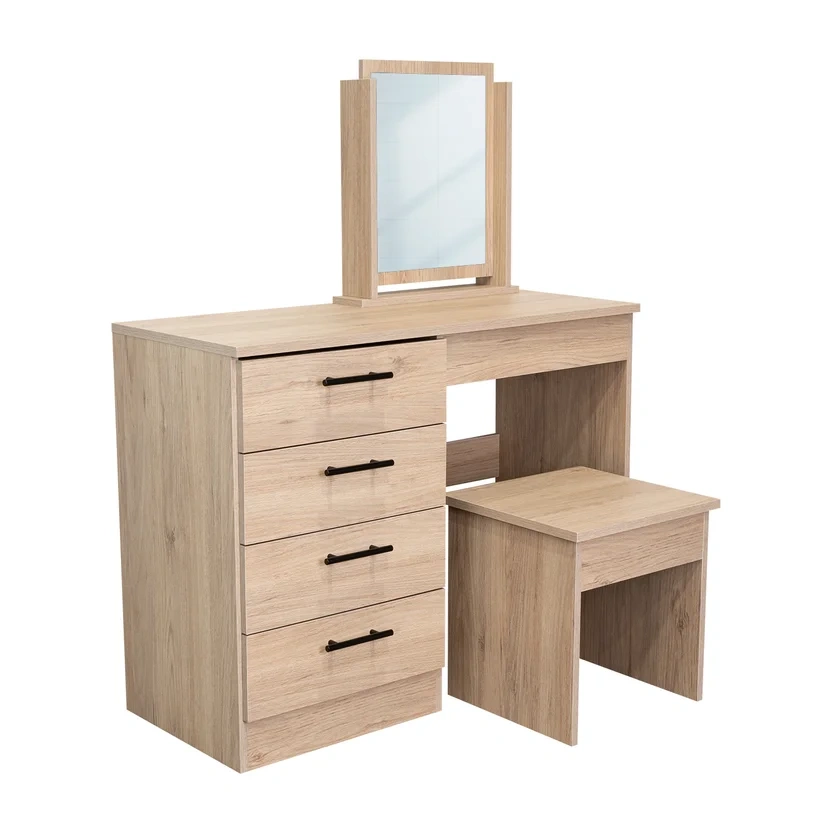 Mueble Tocador  Rta Rovere Blanco 126.7X100X42.5