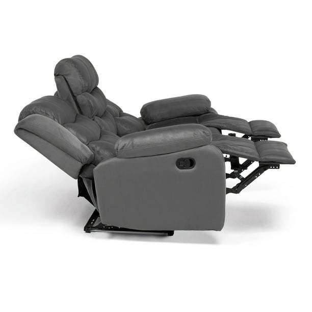 Sofá 3 Cuerpos Reclinable Tradicional  Terciopelo