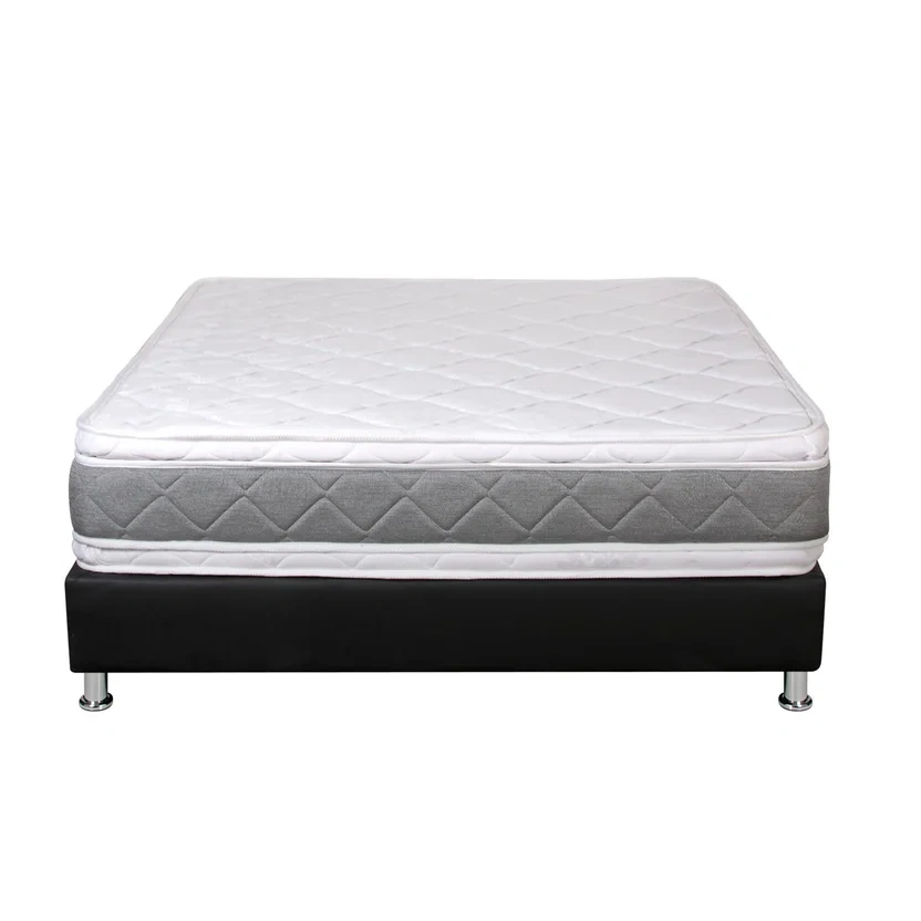 Combo New Doble 140X190X25Cm + Basecama
