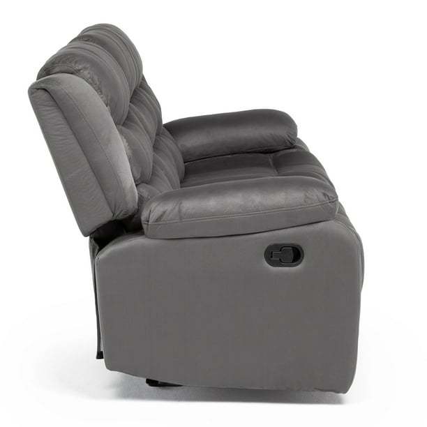 Sofá 3 Cuerpos Reclinable Tradicional  Terciopelo