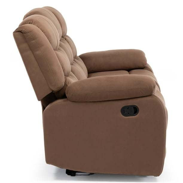 Sofá 3 Cuerpos Reclinable Tradicional  Terciopelo