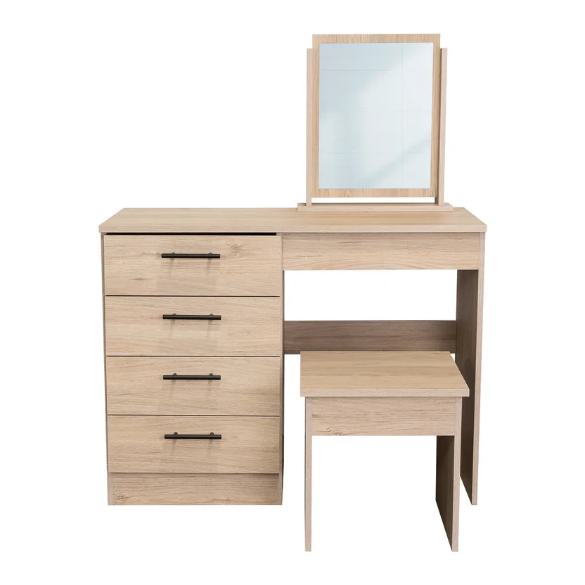 Mueble Tocador  Rta Rovere Blanco 126.7X100X42.5