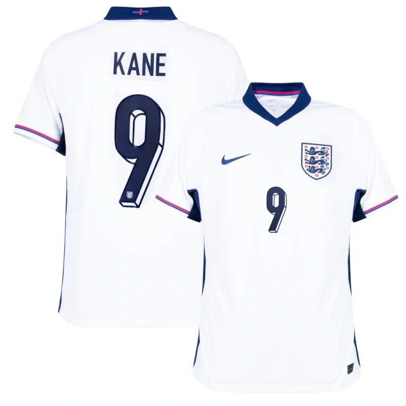 England Home Kane 9 Shirt 2024-2025 Player version  Size：S-2XL Non-Customize