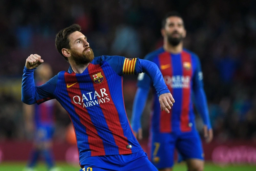 Barcelona Retro Home #10 Messi Shirt 2016-2017 Non-Customize