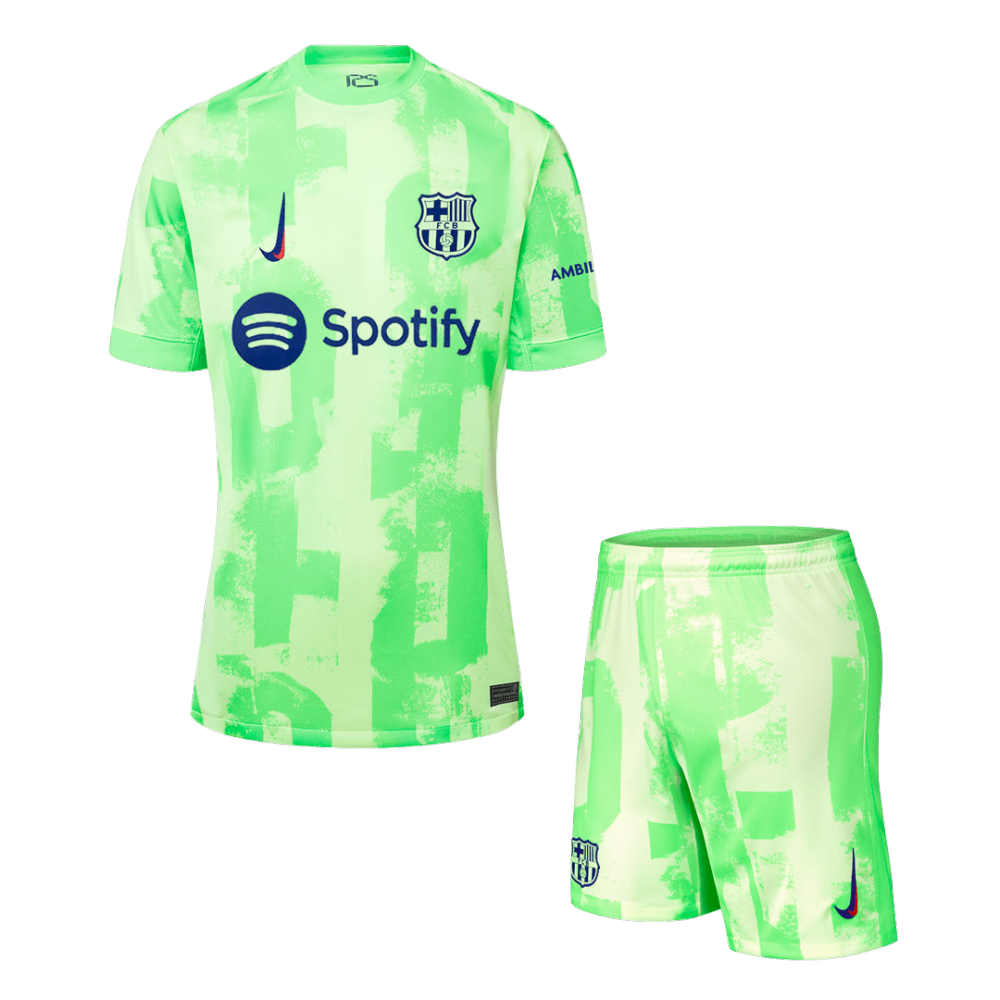 Barcelona Third Away Soccer Uniform Kits 2024-25