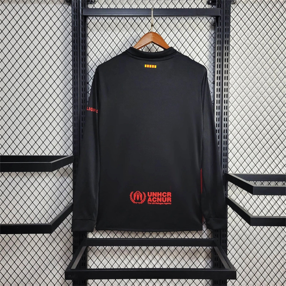 Barcelona Away Long Sleeve Jersey 2024-25