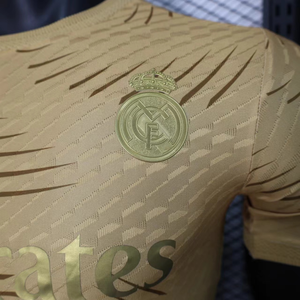 Real Madrid 23-24 Gold Special Edition Football Jersey