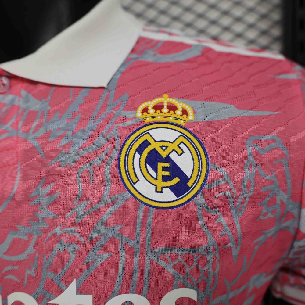 24-25 Real Madrid Players Special Edition Pink Football POPL Shirt