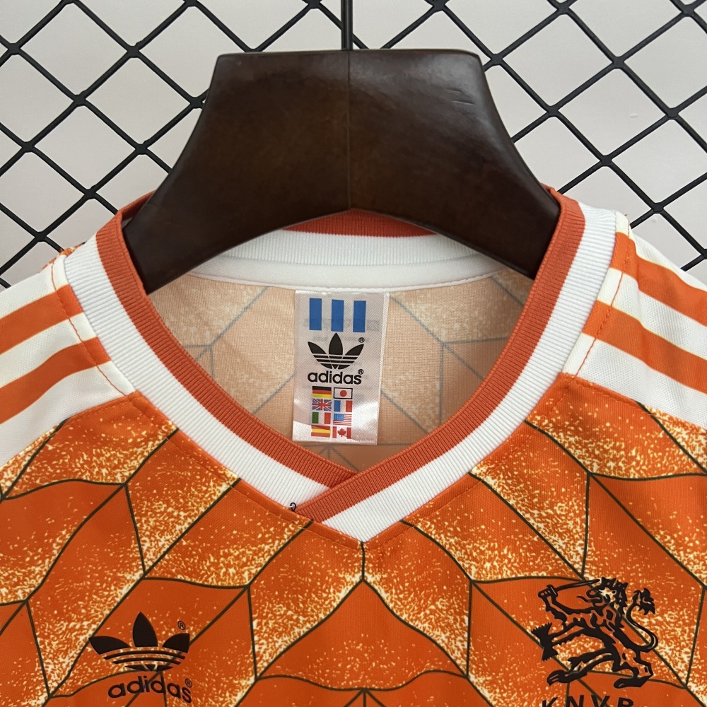 Kids Netherlands Euro Cup Retro Kits Home 1988