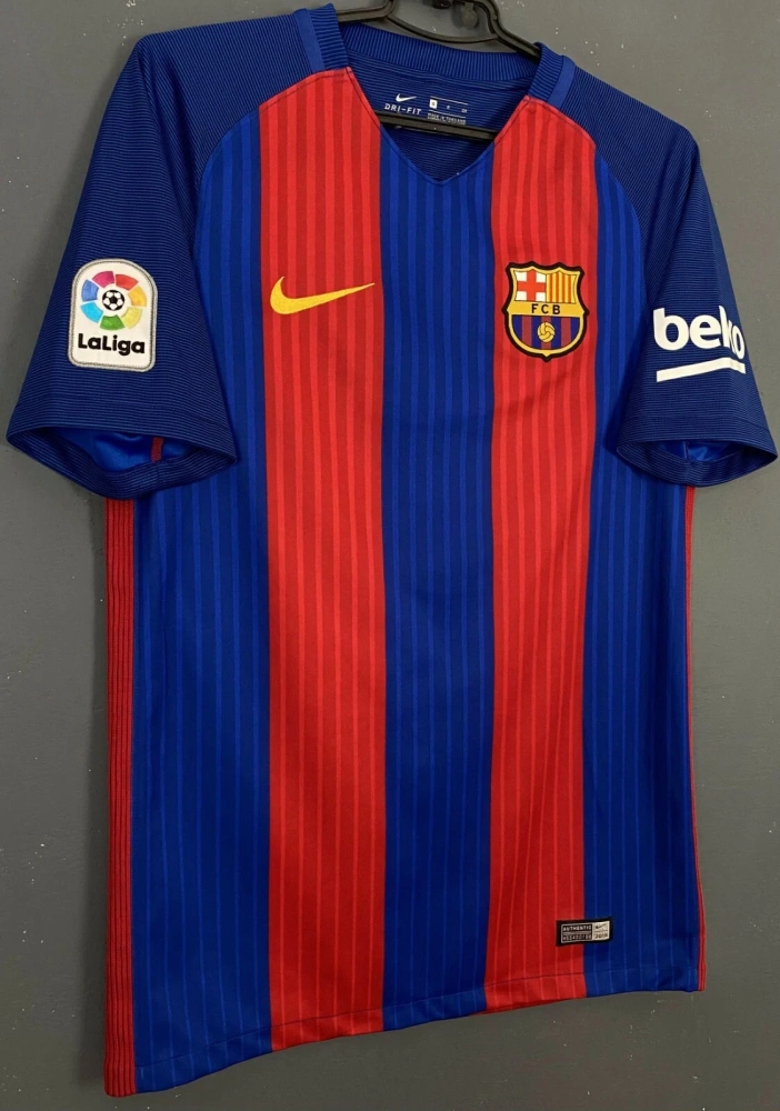 Barcelona Retro Home #10 Messi Shirt 2016-2017 Non-Customize