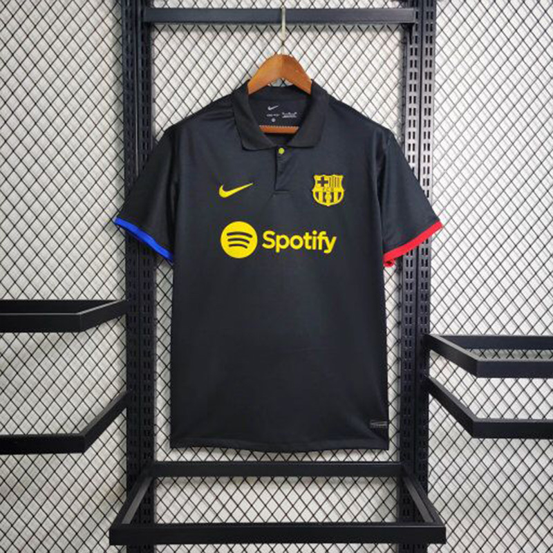 Barcelona 23-24 Spotify Black Polo Shirt