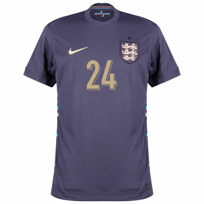 England Away Palmer 24 Shirt 2024-2025 Player version Size：S-2XL Non-Customize