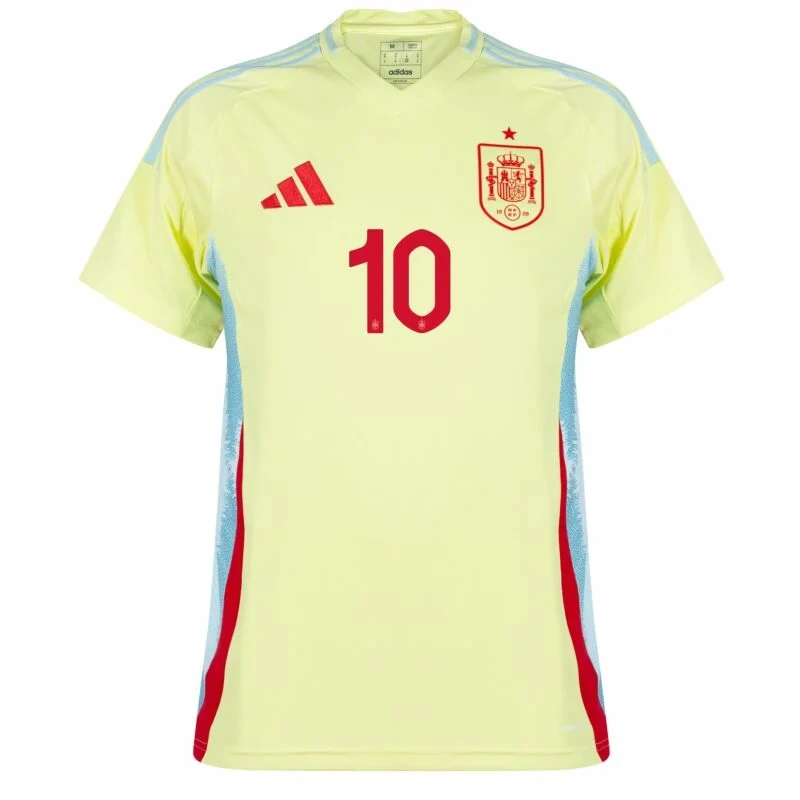 Spain Away Olmo 10 Shirt 2024-2025 Fan / Player version  Size：S-2XL Non-Customize