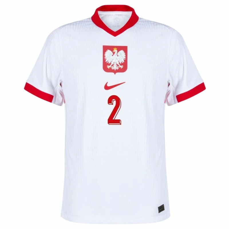 Poland Nation Home Cash 2 Shirt Euro 2024-2025 Fan / Player version  Size：S-2XL Non-Customize