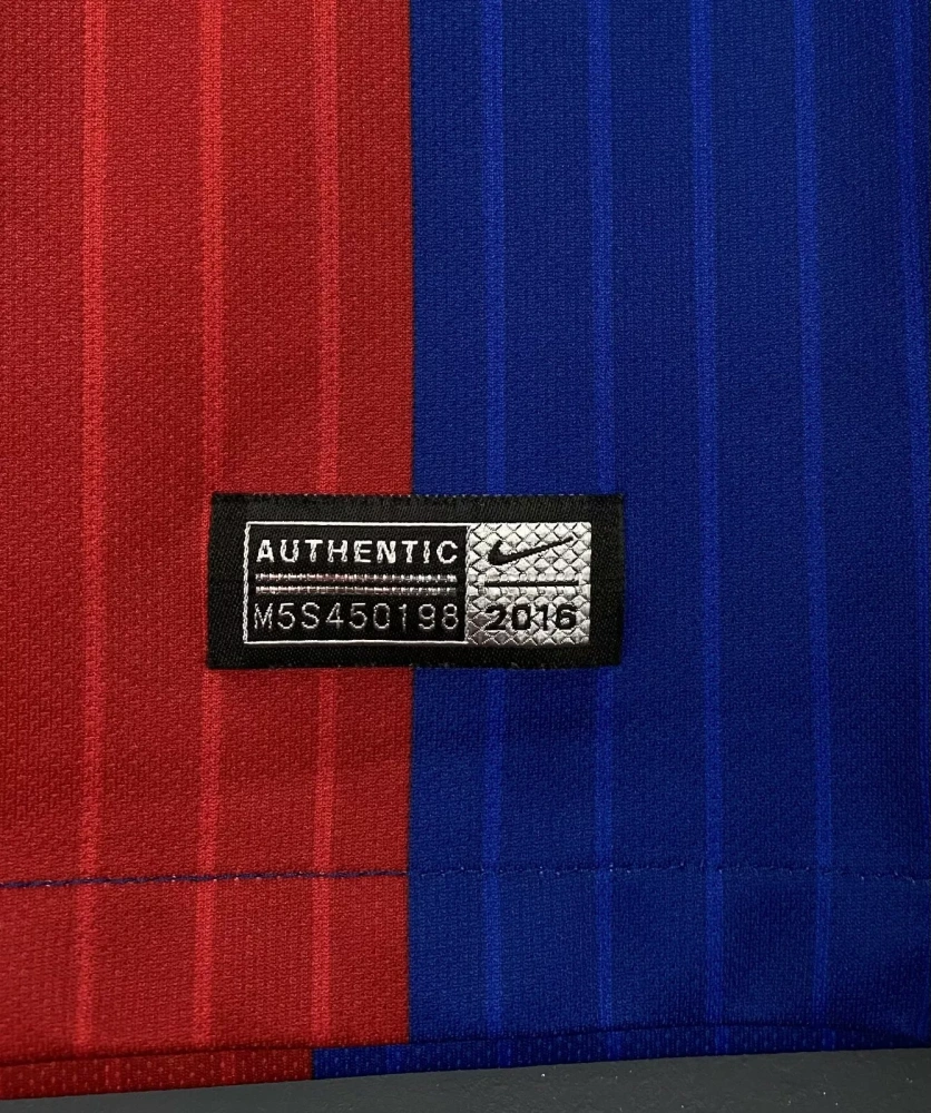 Barcelona Retro Home #10 Messi Shirt 2016-2017 Non-Customize