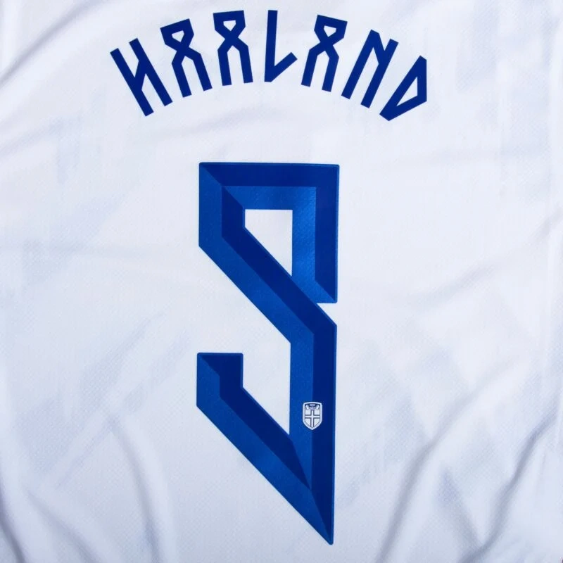 Norway Nation Away Haaland 9 Shirt 2024-2025 Fan Size：S-2XL Non-Customize