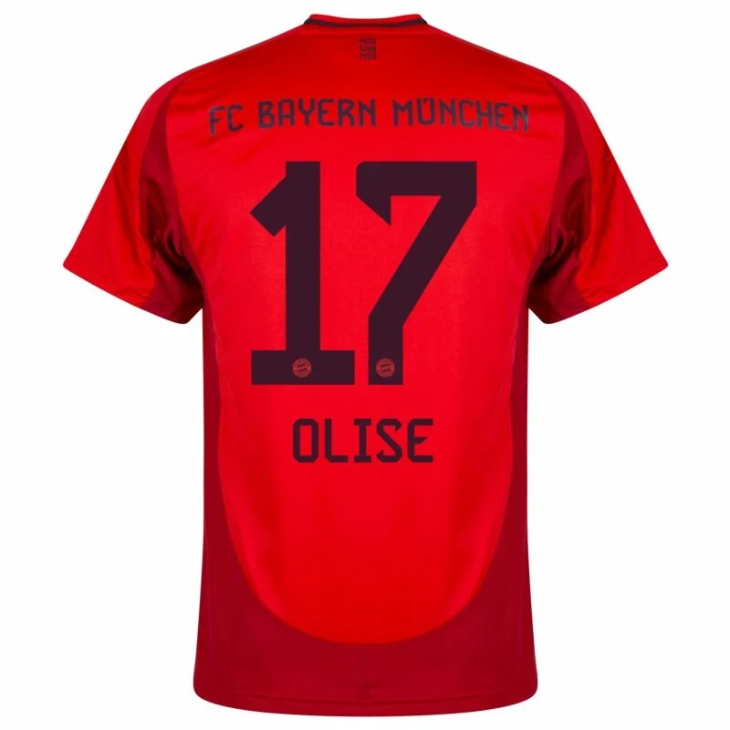 Bayern Munich Home lise 17 Shirt 2024-2025 Fan version  Size：S-4XL Non-Customize