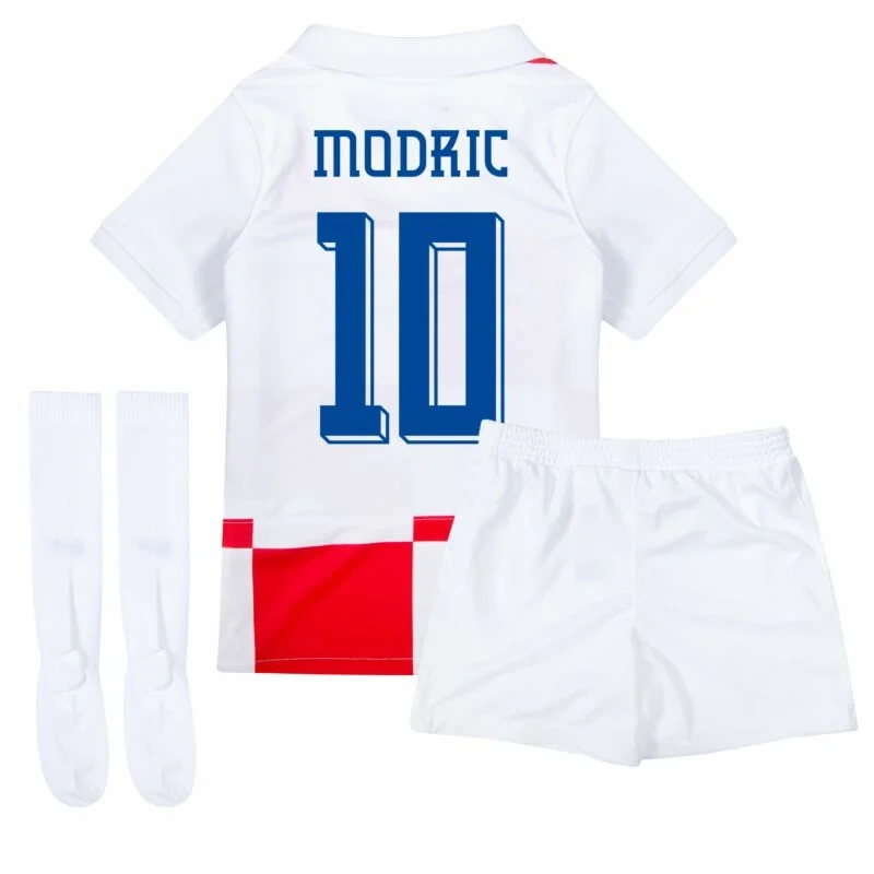 Croatia Home Modrić 10 KIDS  Kit 2024-2025  Non-Customize