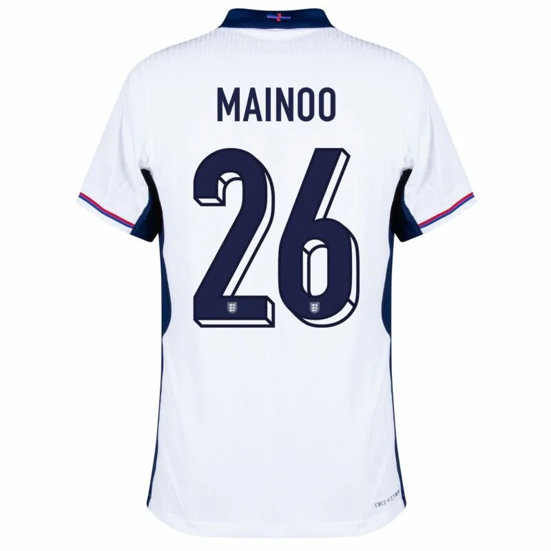 England Home Mainoo 26 Shirt 2024-2025 Player version  Size：S-2XL Non-Customize